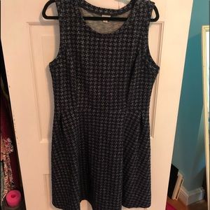 Merona Navy Printed Dress